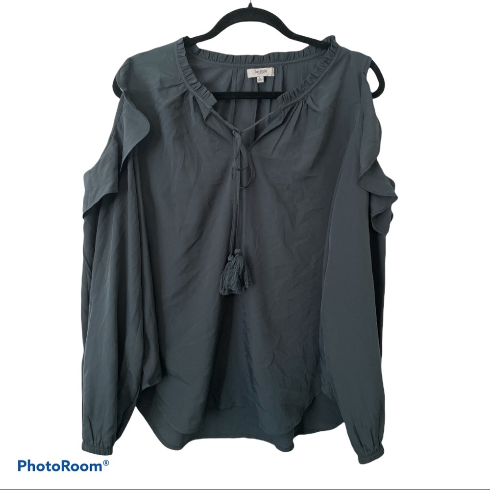 Kensie Jeans Cold Shoulder Blouse